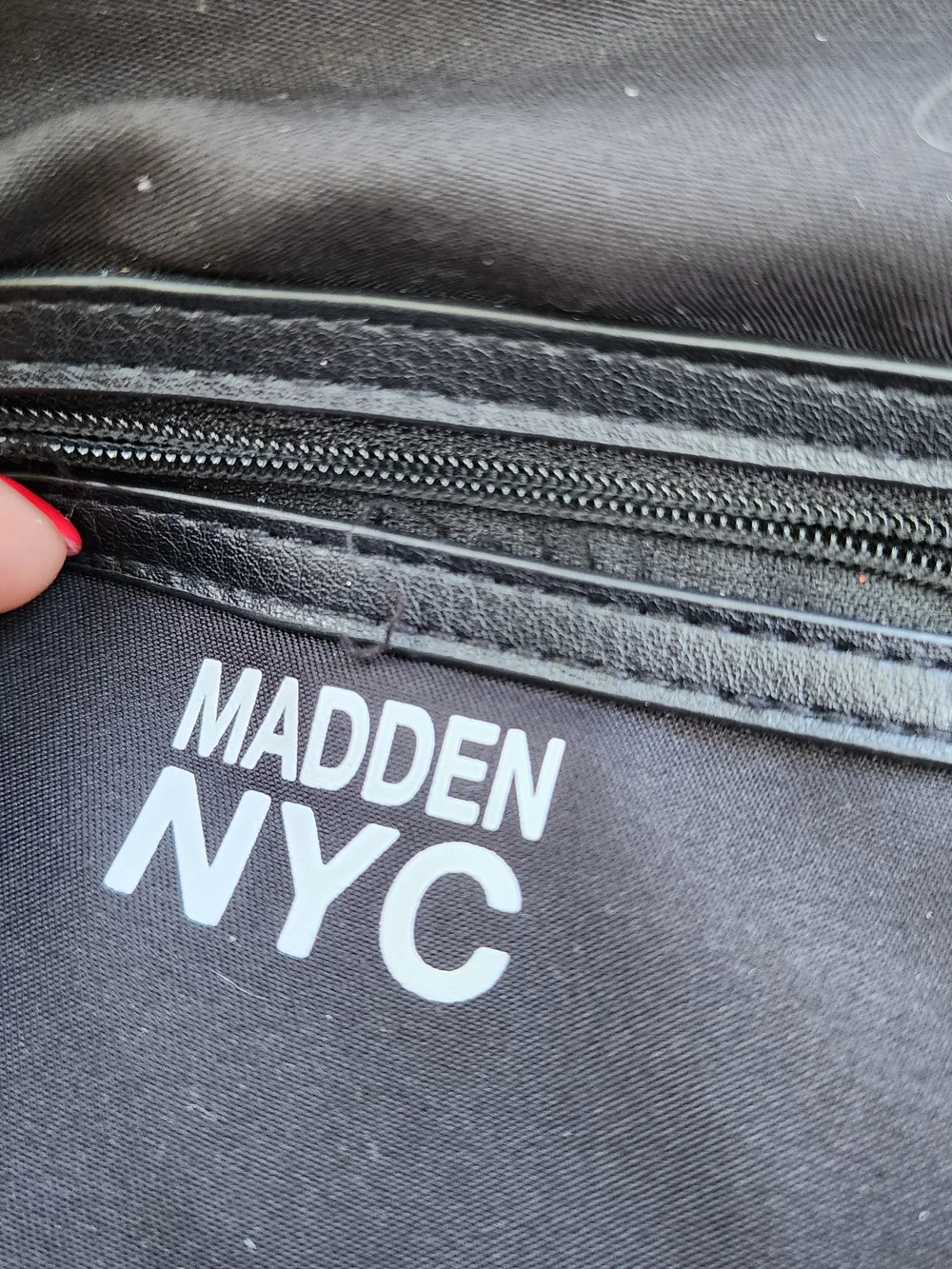 Madden NYC Black Crystal Micro Dome Mini Backpack Rhinestone Studded
